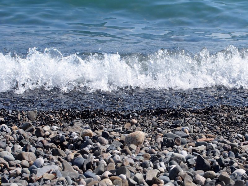 каменистый берег Черного моря